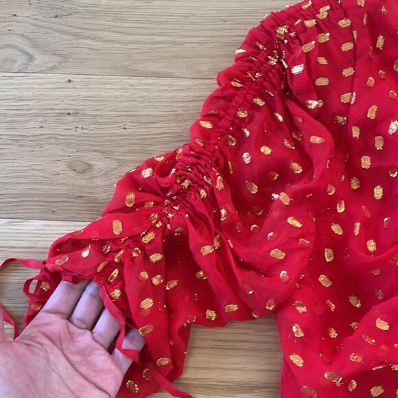 Alice McCall Red Silk “I feel it coming” Dress - Picture 8 of 16